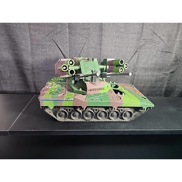 Vintage 1989 GIJoe ARAH Slaughters marauders Equalizer Tank With Missiles NICE - Picture 2 of 10